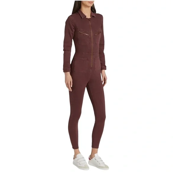 NWT Free People Lennox Jumpsuit Bitter Barks S - Picture 2 of 8